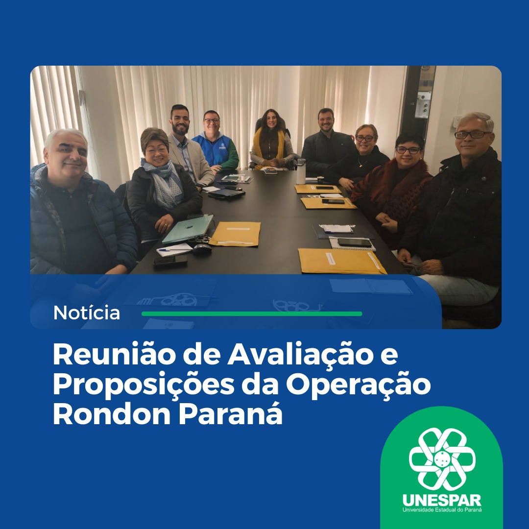 Reunião de Avaliação e Proposições da Operação Rondon Paraná