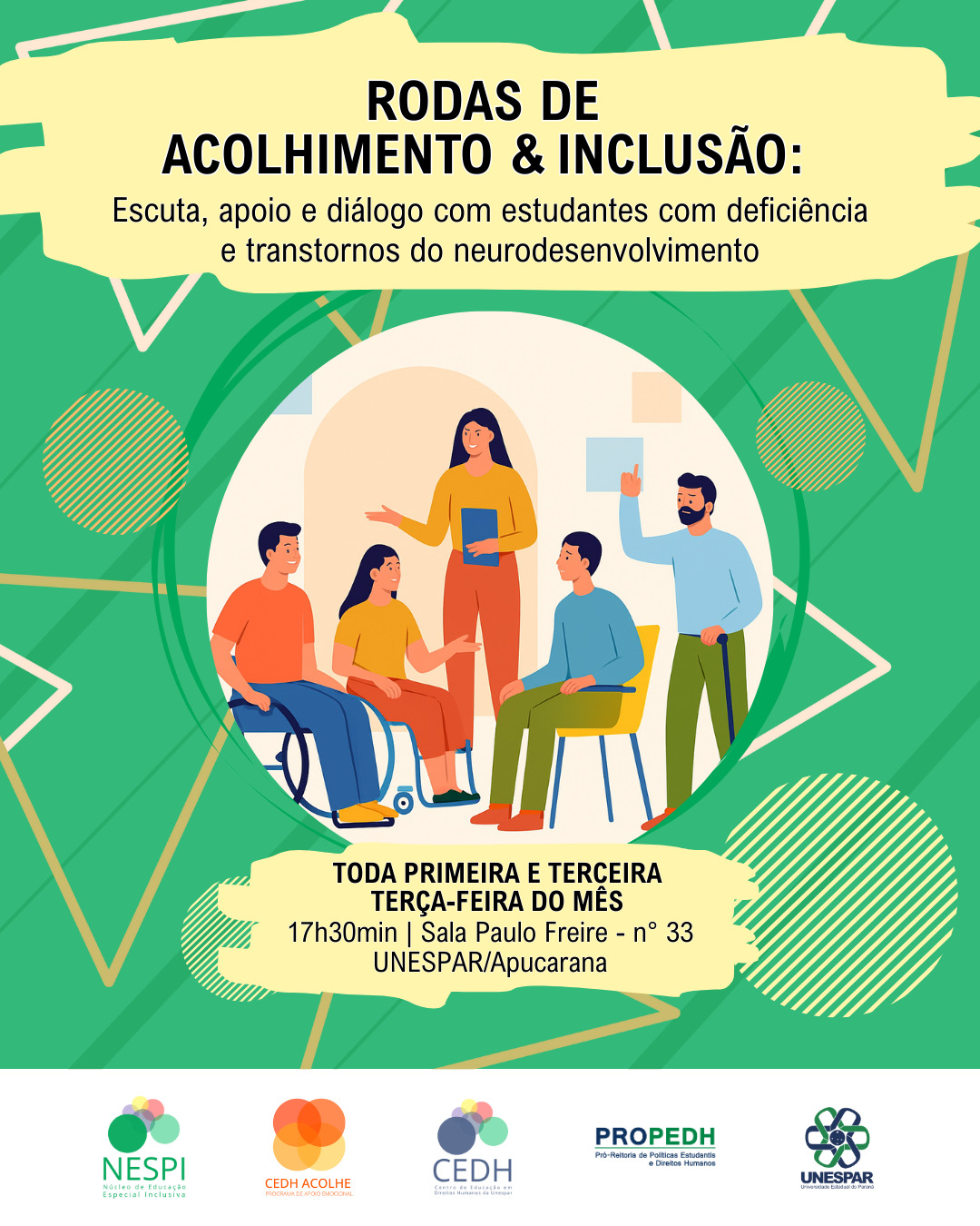 Rodas de Acolhimento e Inclusão