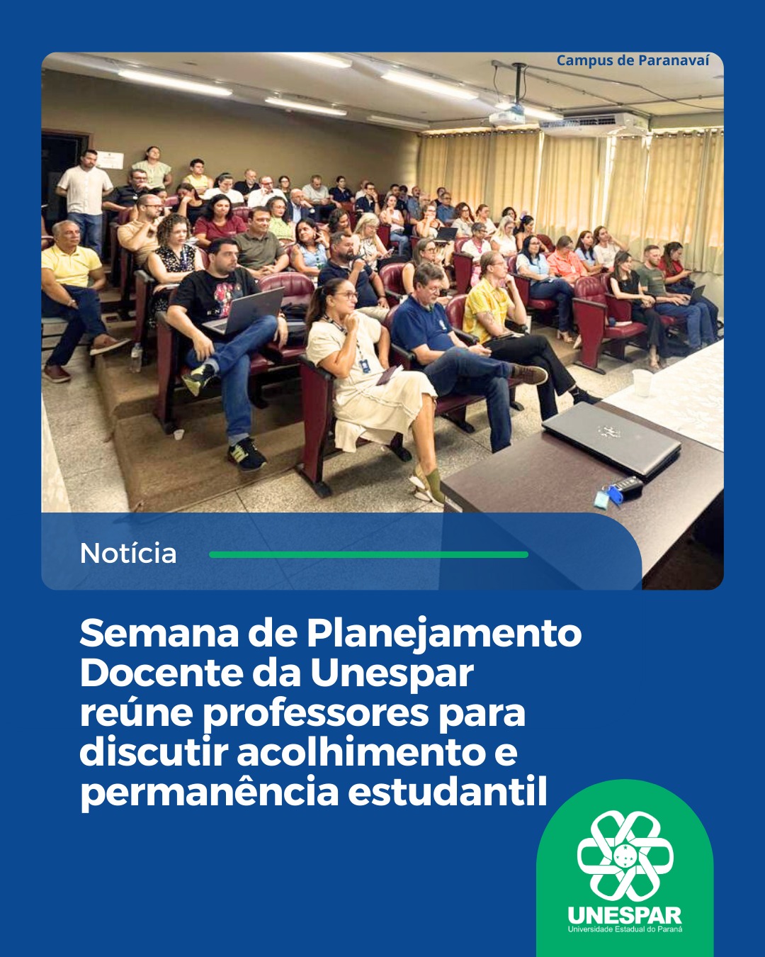 Semana de Planejamento Docente da Unespar reúne professores para discutir acolhimento e permanência estudantil