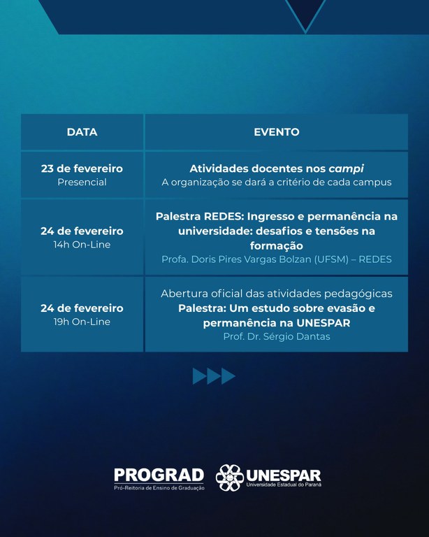 Semana de Planejamento Docente inicia nesta segunda-feira