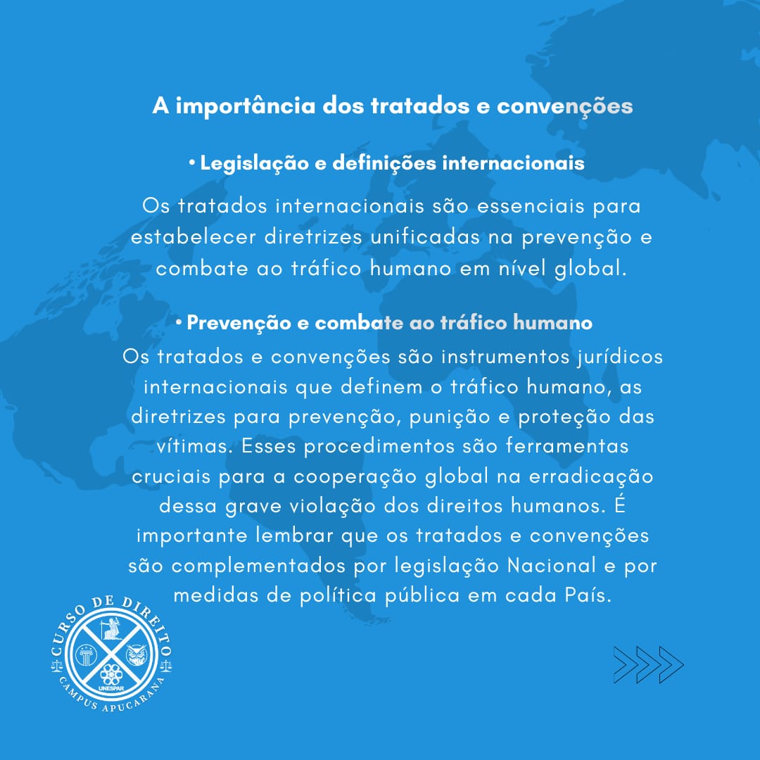 Semana Nacional de Mobilização e Enfrentamento ao Tráfico de Pessoas: "Tratados de Cooperação sobre Tráfico Humano"