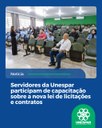 Servidores da Unespar participam de capacitação sobre a nova lei de licitações e contratos