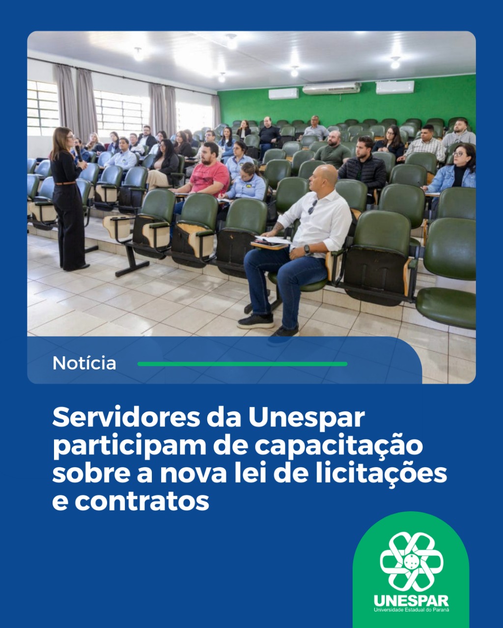 Servidores da Unespar participam de capacitação sobre a nova lei de licitações e contratos