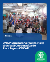 Alunos conheceram de perto o trabalho de triagem do lixo e a importância social dos catadores e separadores de reclicláveis