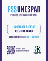 A Unespar abriu inscrições para PSS com 22 vagas em seis municípios, para cargos de nível médio e superior, com salários de até R$ 7,6 mil. O processo inclui prova objetiva em julho e avaliação de títulos; isenção da taxa pode ser solicitada até 17 de junho.