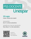 Unespar anuncia PSS para contratação de 151 docentes temporários