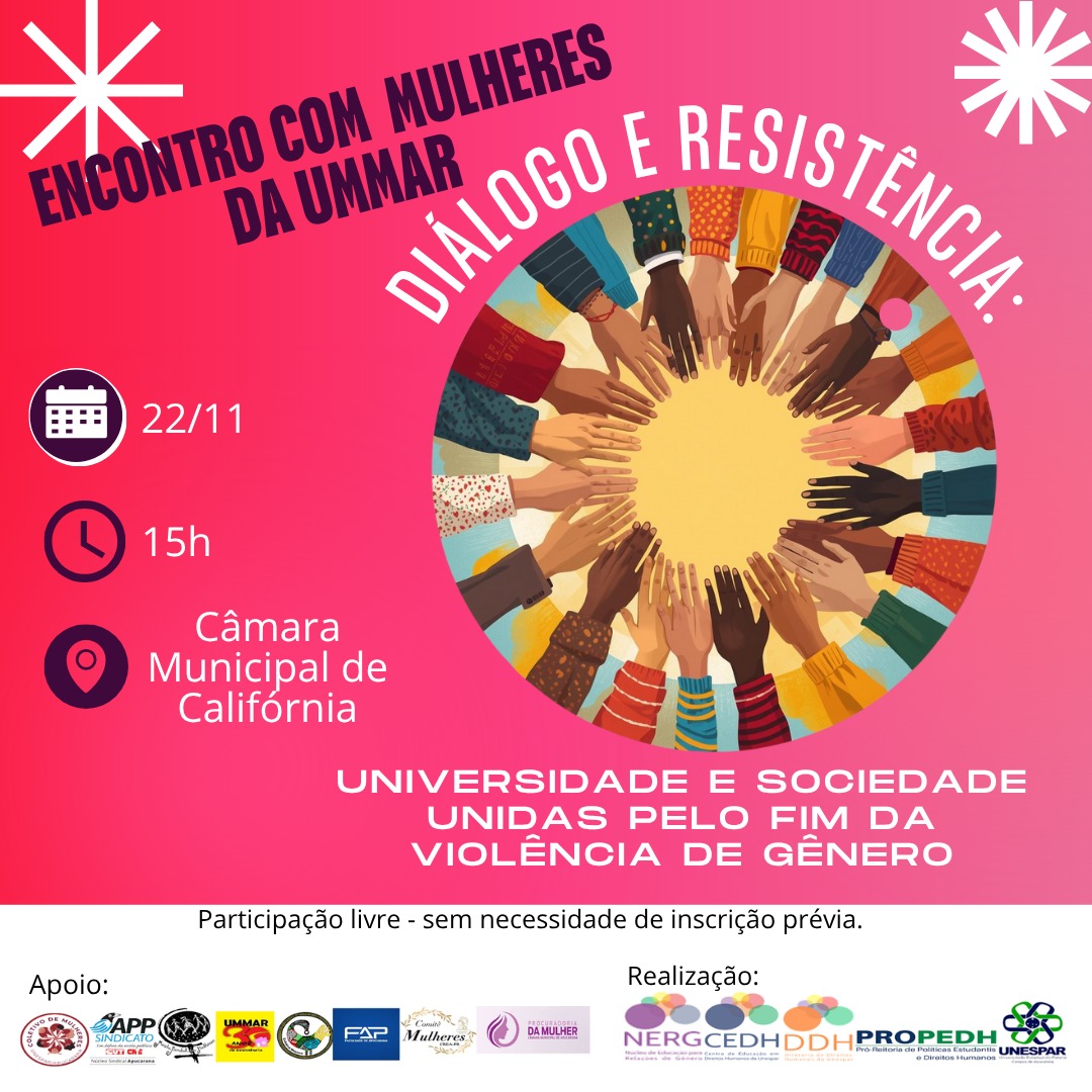 Unespar Campus de Apucarana promove Encontro com Mulheres da UMMAR em apoio ao enfrentamento da violência de gênero