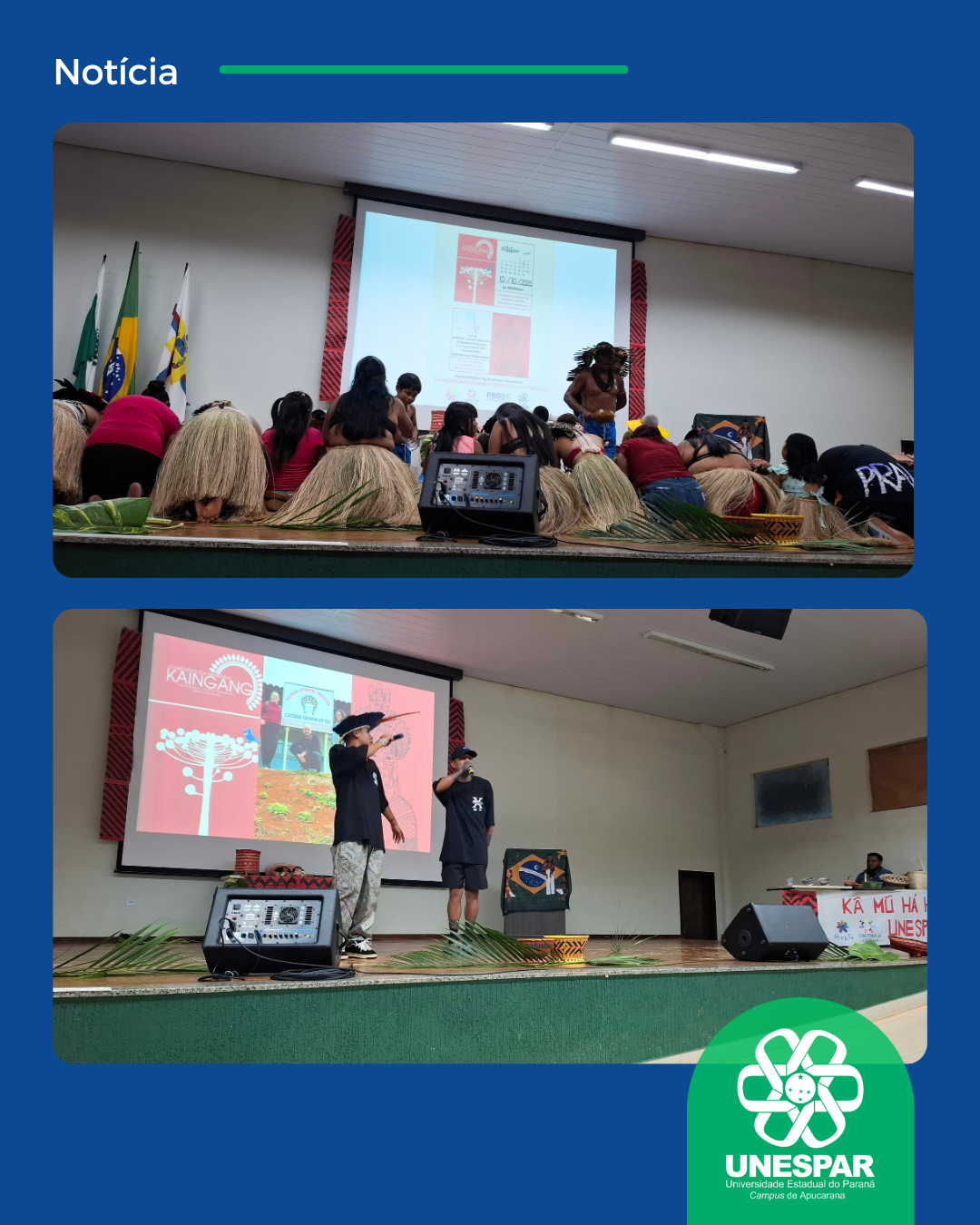 Unespar Apucarana realiza evento “Guardiões da Memória Kaingang” em celebração à cultura indígena