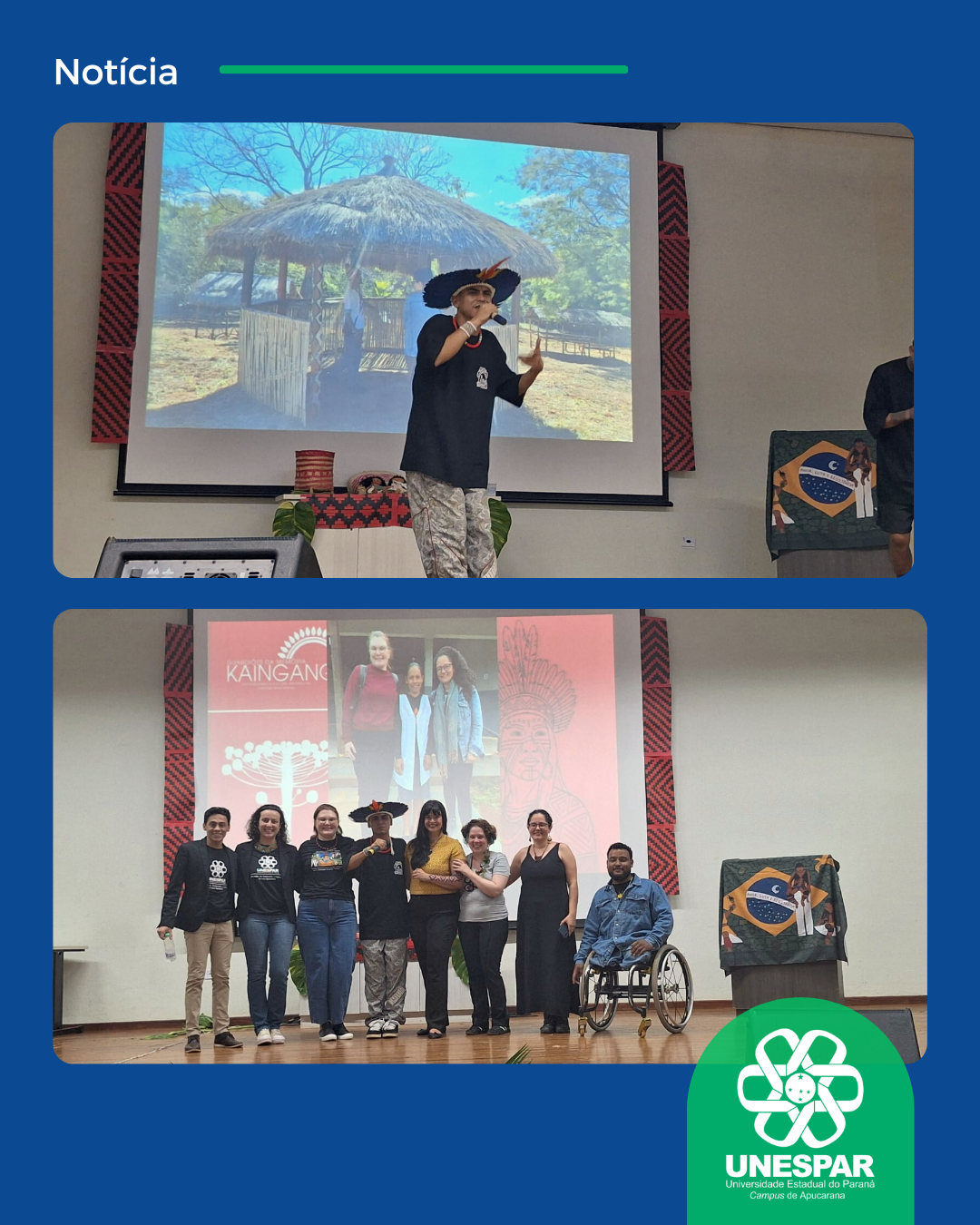 Unespar Apucarana realiza evento “Guardiões da Memória Kaingang” em celebração à cultura indígena