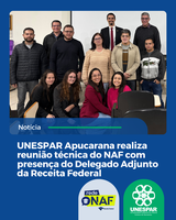 Encontro contou com representantes da universidade e da Receita Federal e reforçou o compromisso com o atendimento à comunidade e a formação prática dos estudantes