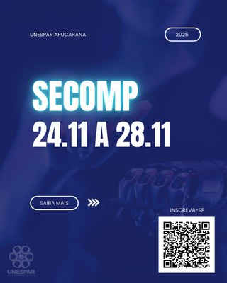 Evento reúne profissionais, pesquisadores e estudantes entre 24 e 28 de novembro, com programação voltada à inovação, mercado tecnológico e experimentação acadêmica.