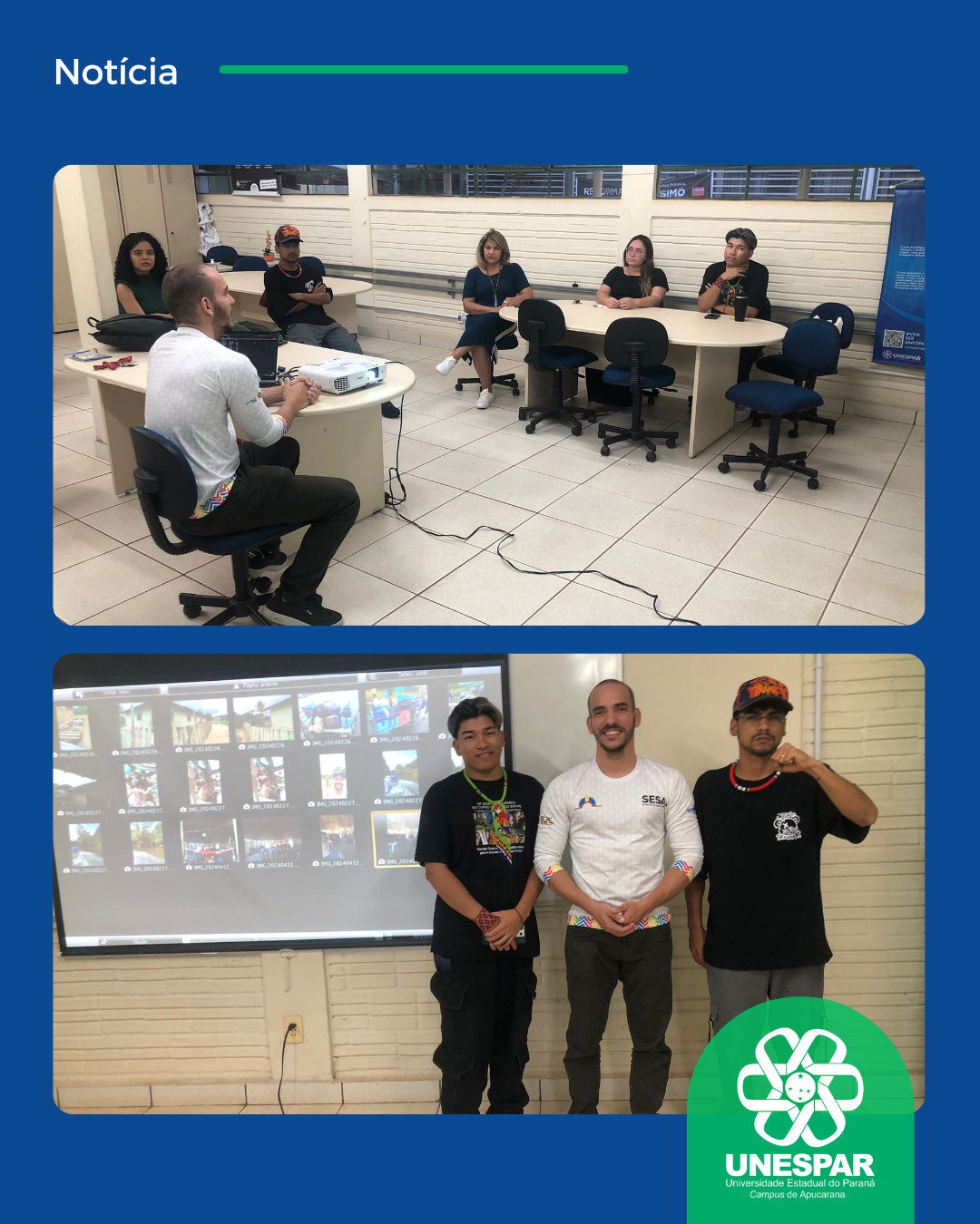 Unespar Campus de Apucarana realizou roda de conversa sobre Saúde Indígena com servidor do Ministério da Saúde