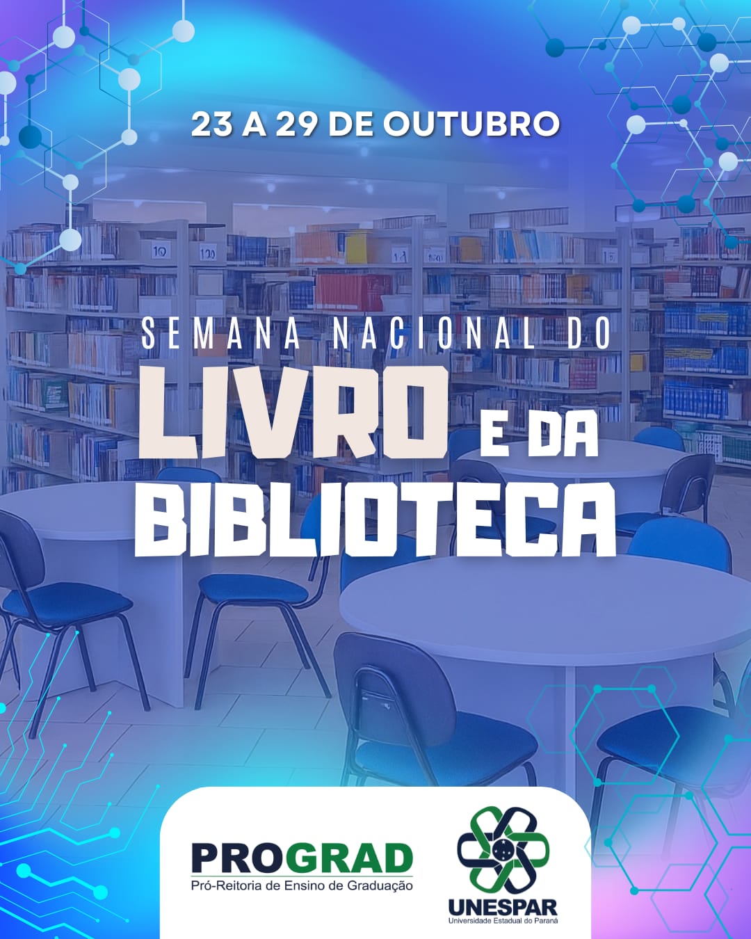 Unespar comemora a Semana Nacional do Livro e da Biblioteca com convite ao “Desafio da Leitura”