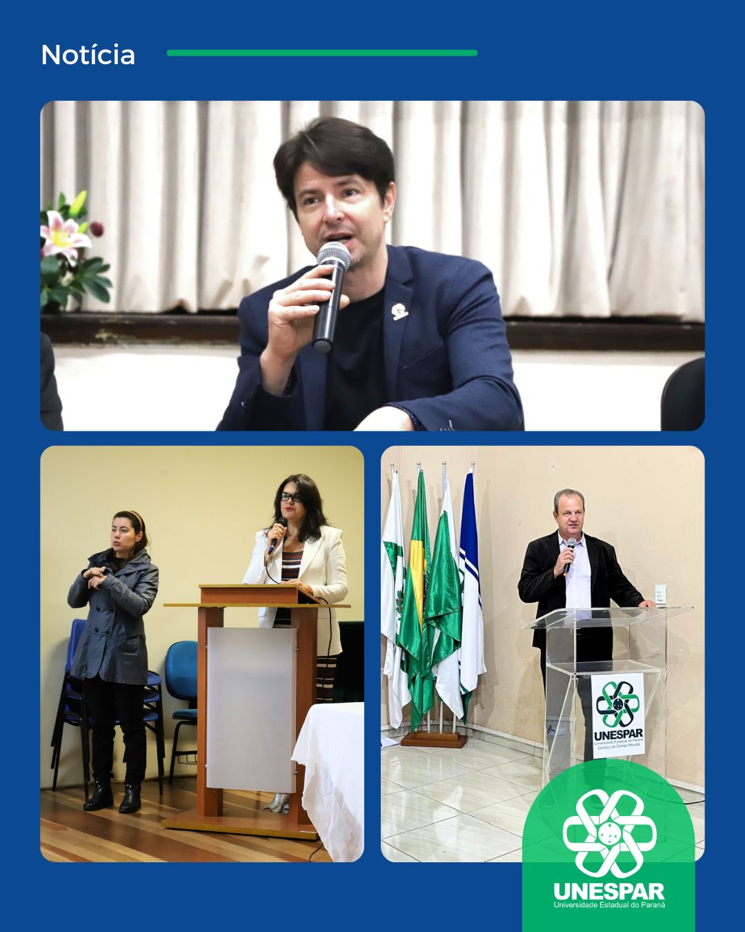Unespar dá posse a 60 novos(as) servidores(as) em cerimônia com presença da Reitoria e da Seti