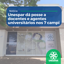 Unespar dá posse a docentes e agentes universitários nos 7 campi