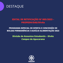 Unespar divulga Edital de Retificação nº 005/2023 – PROPEDH/DAE/DivAs