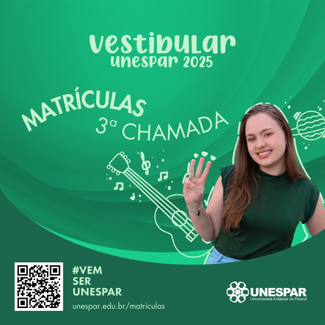 Unespar divulga resultado da 3ª chamada do Vestibular 2025