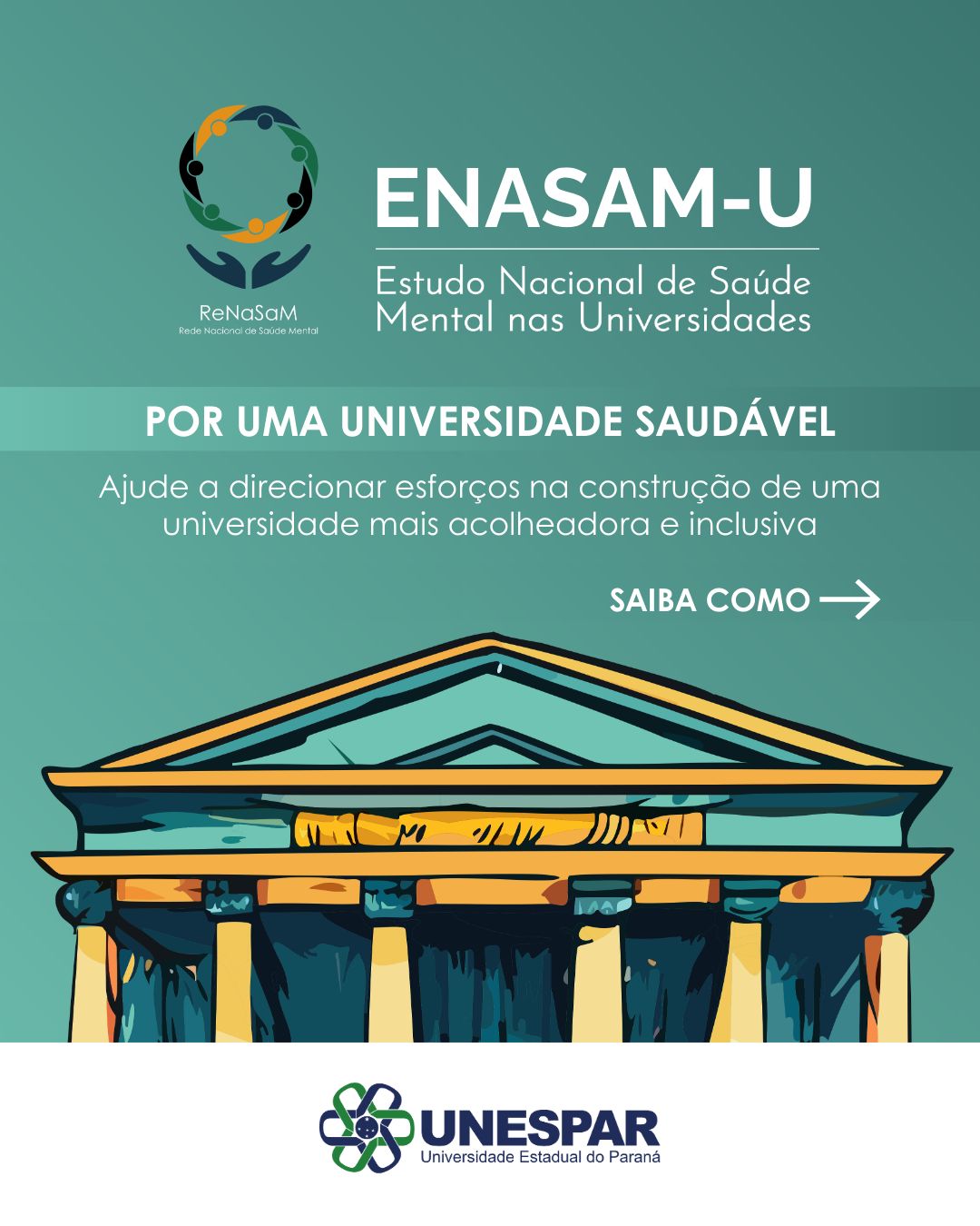 Unespar é selecionada para mapeamento de saúde mental em universidades brasileiras