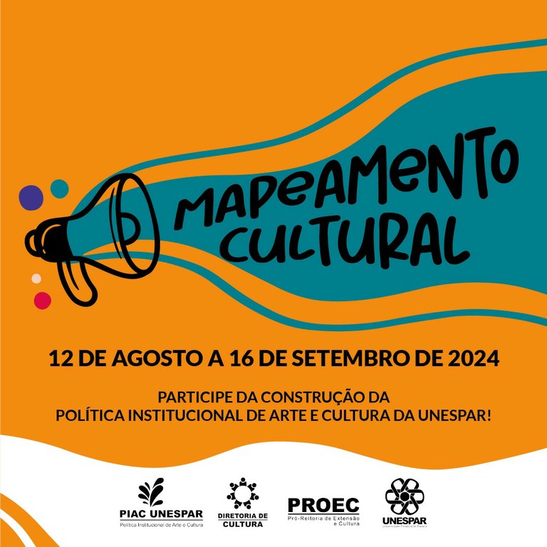 Mapeamento Cultural para fortalecer o processo de construção da Política Institucional de Arte e Cultura