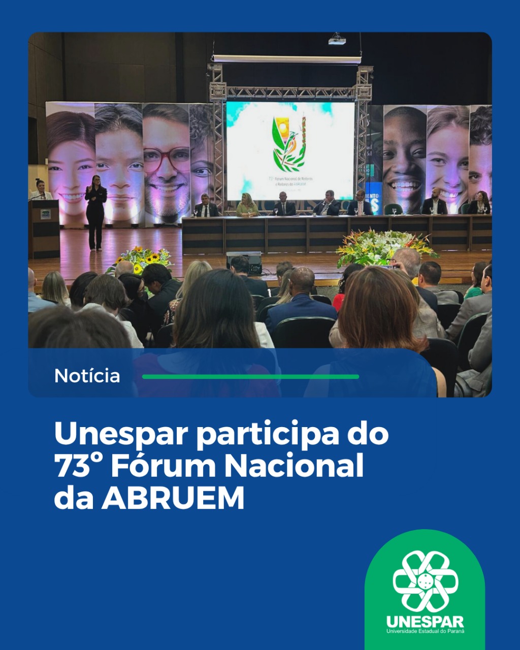 Unespar participa do 73º Fórum Nacional da ABRUEM