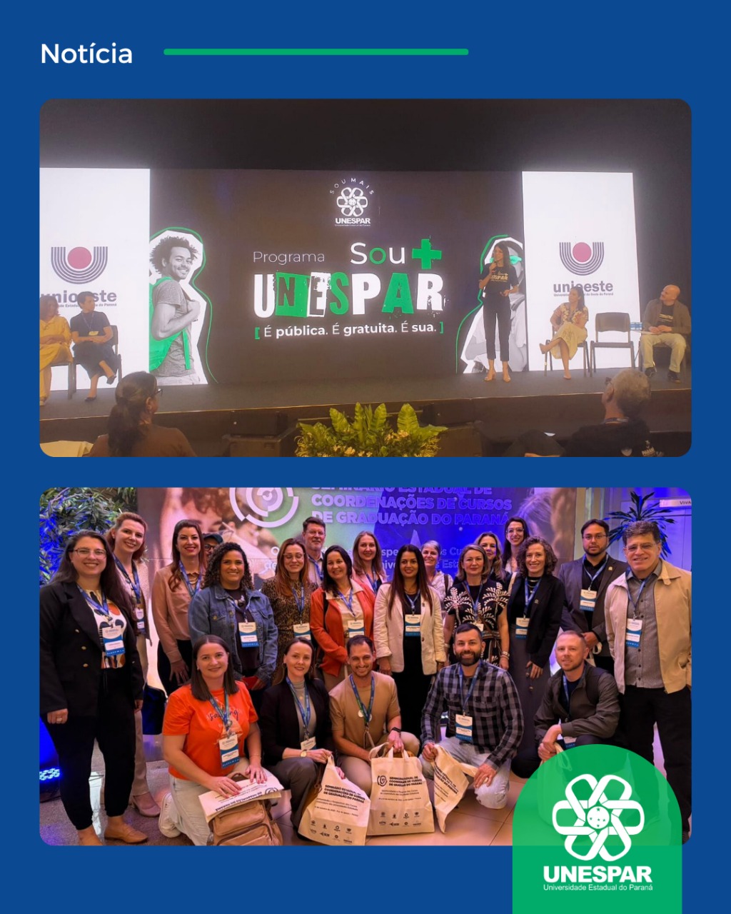 Unespar participa do Seminário Estadual de Coordenações de Cursos de Graduação do Paraná
