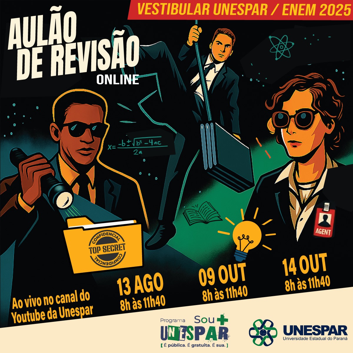 Unespar promove Aulões de revisão para Vestibular 2025 e Enem