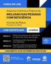 Unespar promove curso on-line e live para ampliar o debate sobre a inclusão como direito fundamental