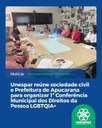 Unespar reúne sociedade civil e Prefeitura de Apucarana para organizar 1ª Conferência Municipal dos Direitos da Pessoa LGBTQIA+ Unespar reúne sociedade civil e Prefeitura de Apucarana para organizar 1ª Conferência Municipal dos Direitos da Pessoa LGBTQIA+