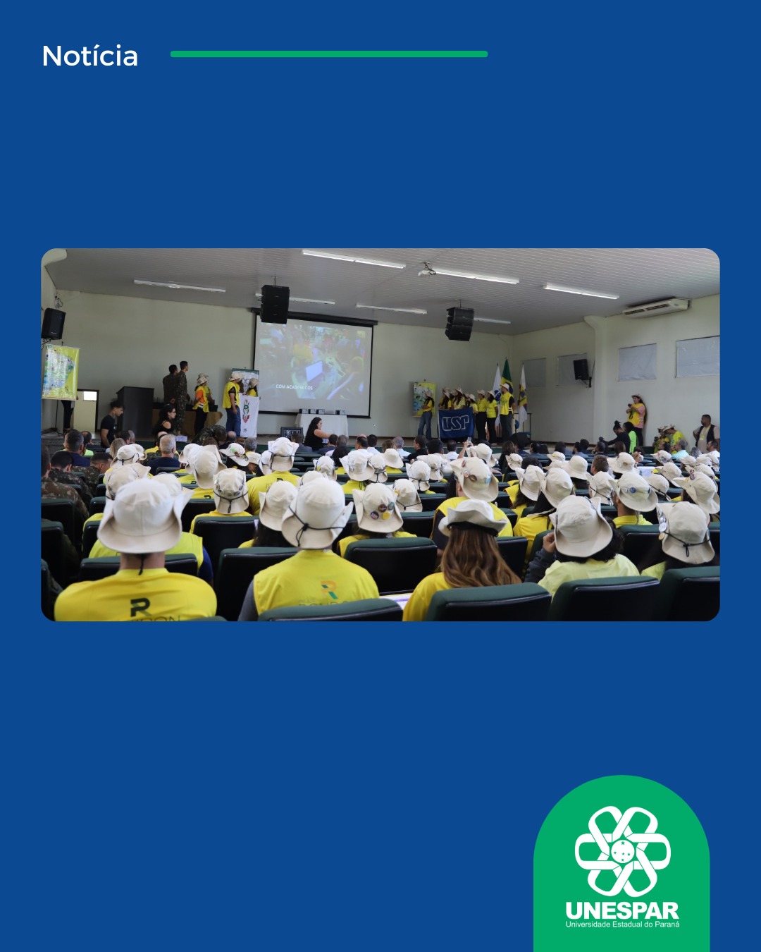 Unespar sedia encerramento do Projeto Rondon - Operação Pé Vermelho, que diplomou mais de 250 voluntários