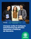 Unespar sedia IV Colóquio Internacional de Direitos Humanos e Políticas de Memória