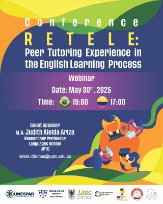 Com certificação de 2 horas, evento online acontece em 30 de maio e reunirá professores, licenciandos e pesquisadores do Brasil e da Colômbia para refletir sobre práticas inovadoras na formação docente