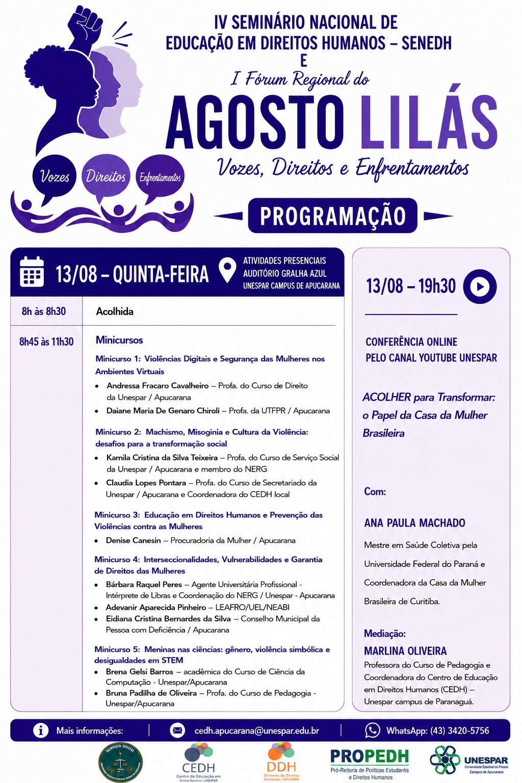 Agosto Lilás - 4