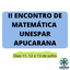 II Encontro de Matemática Unespar Apucarana 